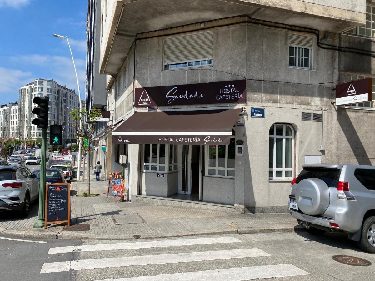 Saudade Hostal Cafeteria A Coruna Exterior photo